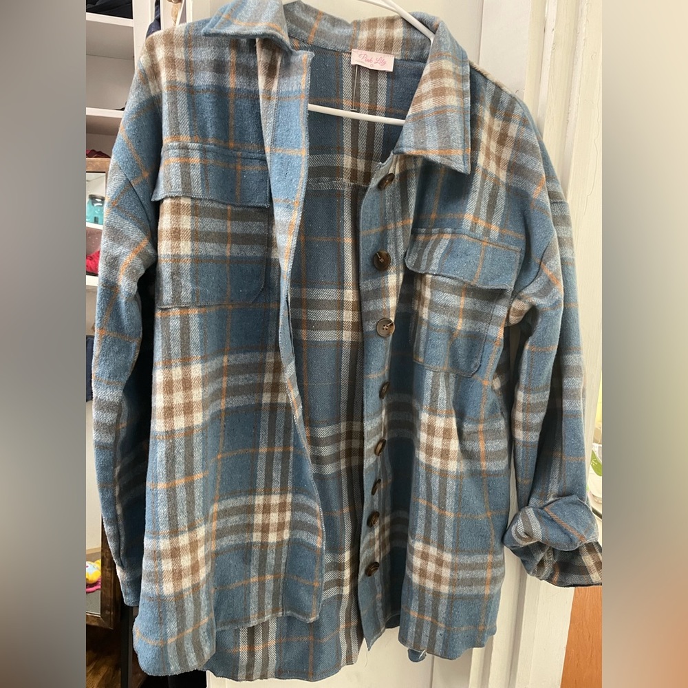 Oversized Pink Lily shacket size S